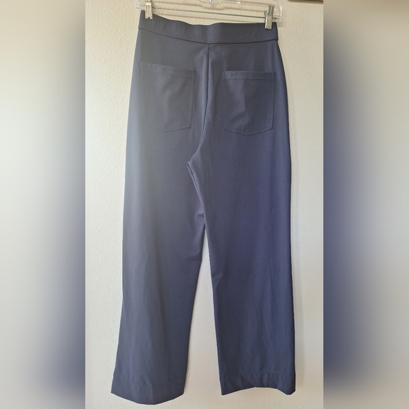 Halara High Waisted Button Multiple Pockets Casual Pants Navy Womens Size M - Picture 7 of 8